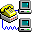 Mirrored Dial-Up Icon